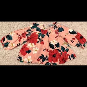 Old Navy baby girls flowy floral top size 6-12 mos